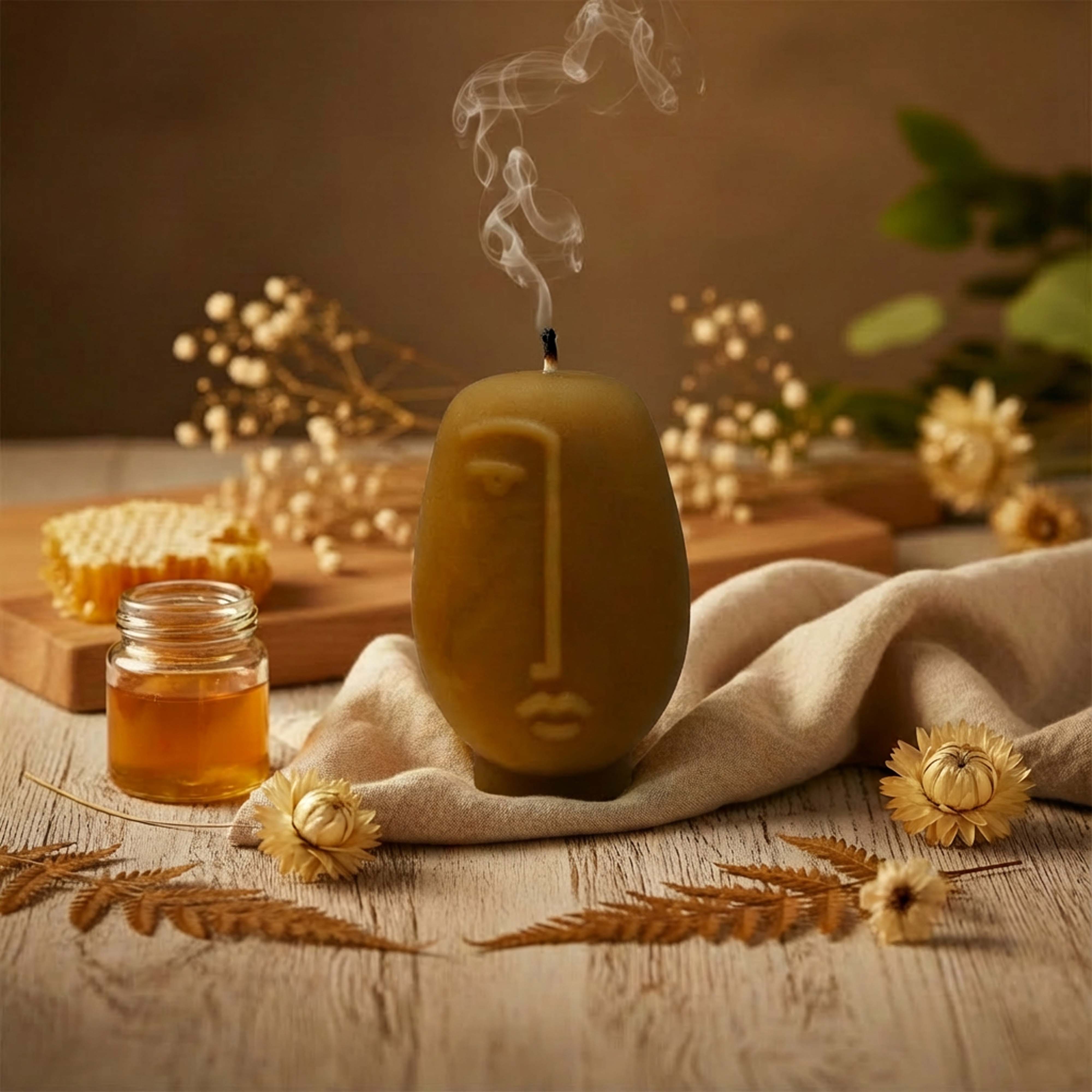 %100%20Doğal%20Bal%20Mumu%20Mum%20Serisi%20|%20Koca%20Kafa%20Mum