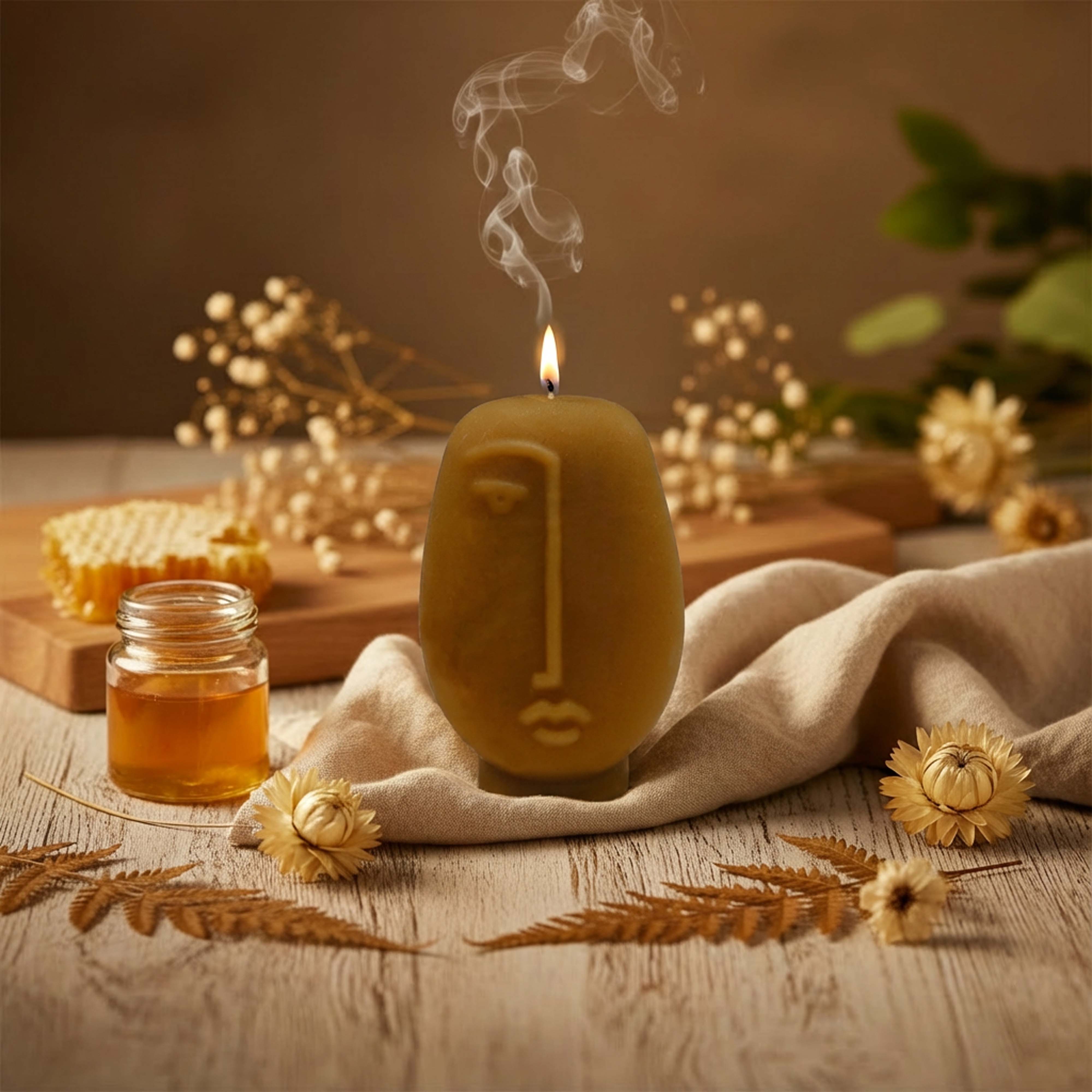 %100%20Doğal%20Bal%20Mumu%20Mum%20Serisi%20|%20Koca%20Kafa%20Mum
