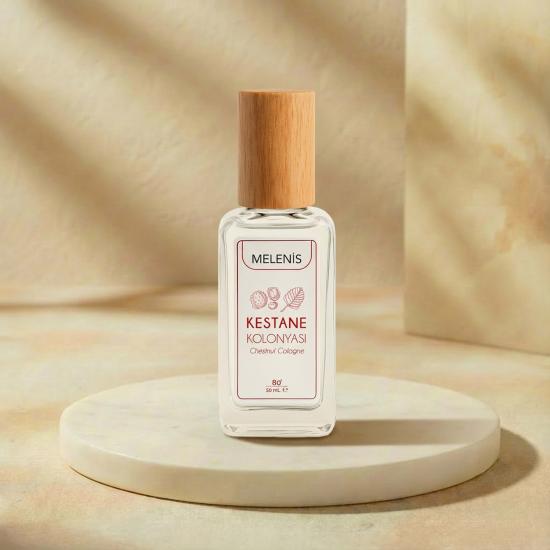 MELENİS Kestane Kolonyası 50 mL | %80 Alkol | Doğal Ferahlık