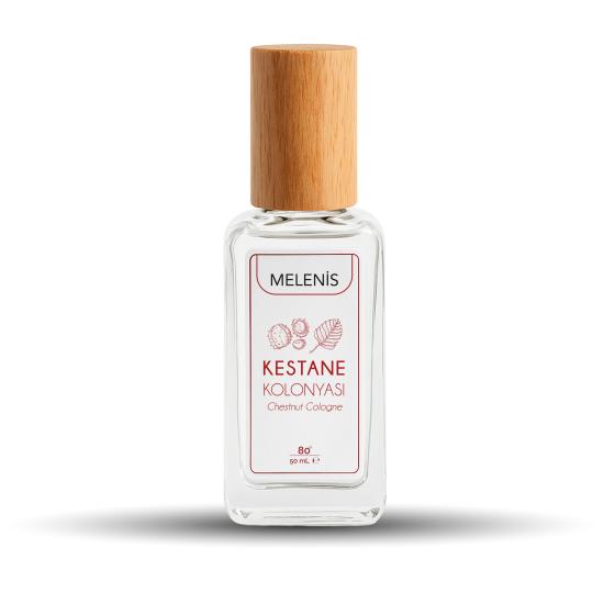 MELENİS Kestane Kolonyası 50 mL | %80 Alkol | Doğal Ferahlık