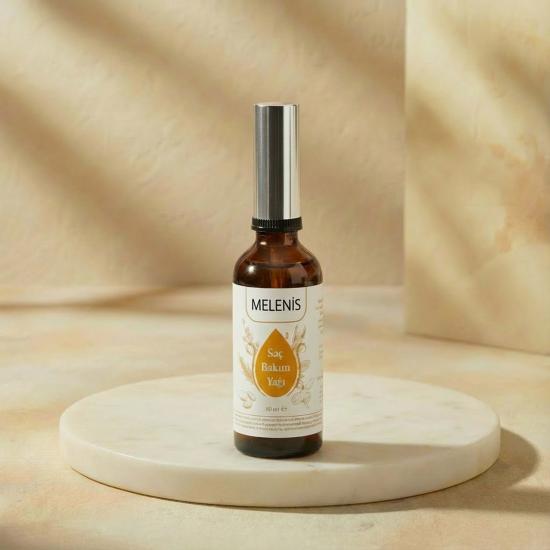MELENİS Saç Bakım Yağı 50 mL | E Vitaminli, Bitkisel Saç Serumu